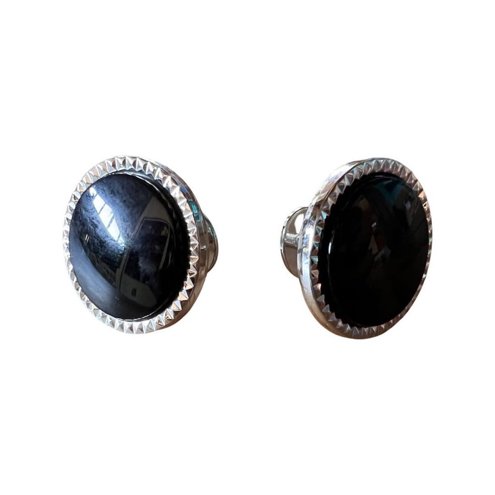 Vintage Black Onyx Cufflinks **SOLD**